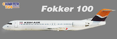 fokker 100 kish air