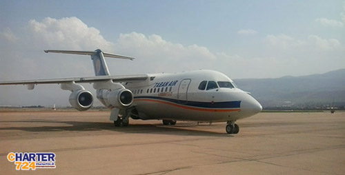 هواپیمایی تابان rj-85